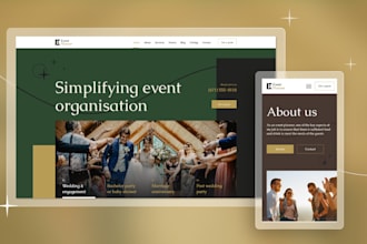 create your dream event planning website with ecommerce integration