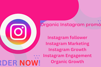 do super fast organic instagram promotion, instagram growth, tiktok promotion