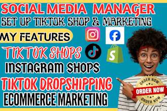 setup usa tik tok shop facebook shop instagram tik tok shop social media manager