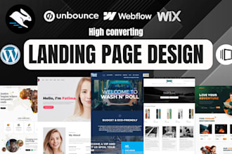 landing page using unbounce, wix, wordpress, framer, instapage, convertri