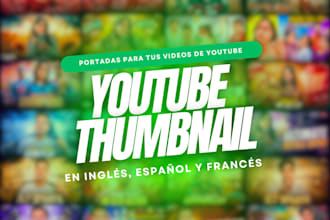 voy a diseñar la portada de tus videos de youtube