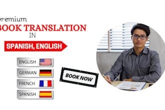 book translation plagiarism free any book genre in spanish, german, english
