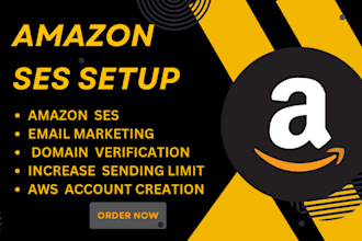 set your email marketing account with amazon ses