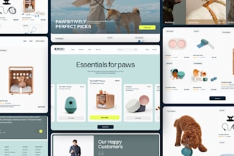 design shopify pet store, pet dropshipping website store, pet supplies, pet food