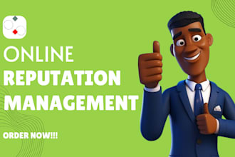 do pro online reputation management, reverse SEO to push down negative listing