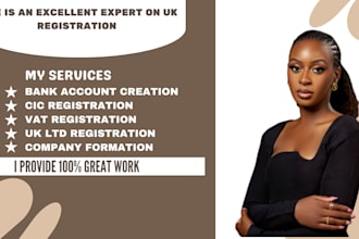 get UK ltd company registration, vat, hmrc setup, and business consulting