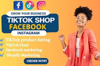 setup shopify marketing facebook shop pixel meta and instagram ads tiktok shop