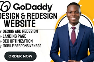 develop godaddy website design redesign godaddy website design godaddy website