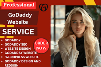 build godaddy website, godaddy design and redesign, godaddy seo, godaddy landing
