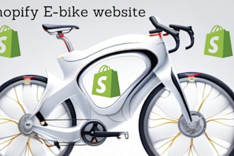 design shopify bicycle store ebike motorcycle motor bike bicycle website
