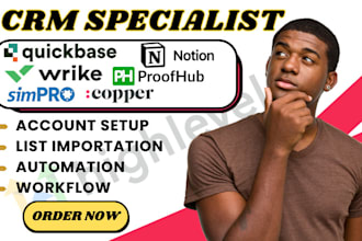 setup simpro taxwise jobtread proofhub quickbase nimble crm wrike copper notion