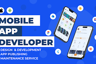 do ui design and mobile app development ios android app development, flutter app