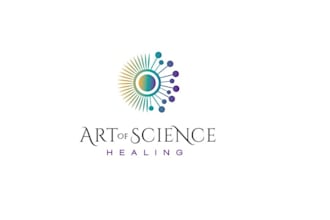 design art science duality spa services education logo