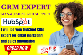be your hubspot CRM expert for email marketing and sales automation