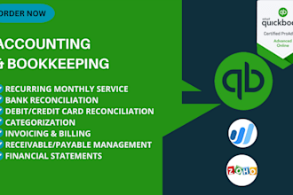 do bookkeeping in quickbooks online wave and zoho