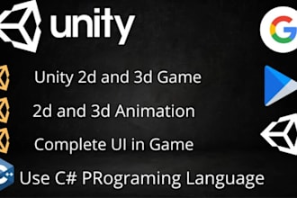 develop or reskin 2d 3d game in unity game development