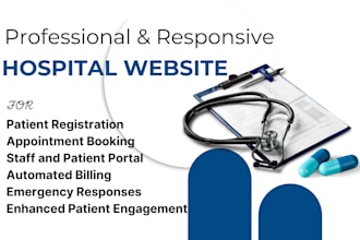 healthcare medical hospital website, doctor, clinic, pharmacy wordpress, wix