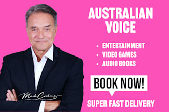 record a voiceover for your animation, video game or audiobook