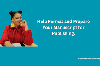 help format and prepare your manuscript for publishing