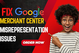 fix google merchant center misrepresentation issues, fix gmc issues