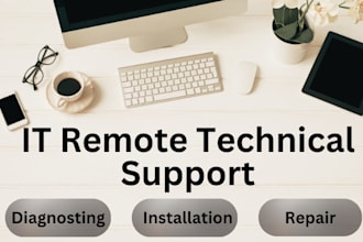 provide technical support and fix windows and network