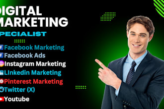 be your social media marketing expert and manager