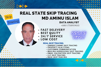 provide skip tracing service to locate individuals, assets quickly and accuratly
