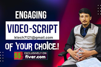 write a captivating video script