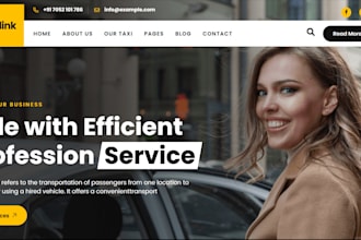 taxi booking website, limousine website, chauffeur website, taxi website