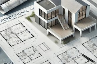 do 2d architectural floorplan blueprint city permit drawing structural mep pe