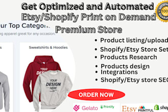 set up shopify print on demand etsy print on demand etsy shop etsy SEO pod