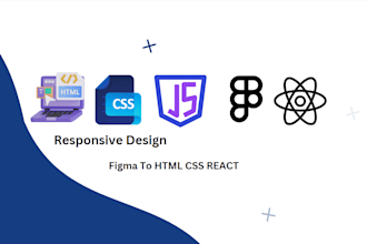 convert figma designs to responsive websites using HTML, CSS, tailwind css