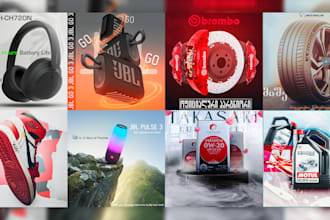 design social media posters, product banners, or ads