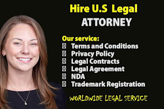 write legal contracts, agreement, terms and conditions, privacy policy, nda