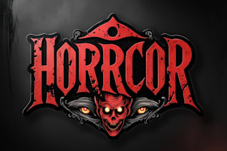 do custom horror logo design