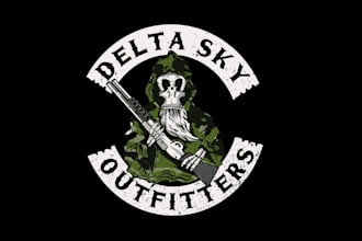 design unique duck hunting logo
