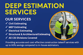 do cost estimation with material and quantity take off