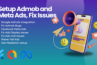 integrate admob and meta ads in your flutter app and fix ads issues