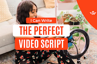 write outstanding youtube video script which drives action