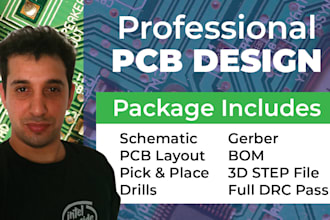 design schematics, pcb board, layout, gerber files, bom
