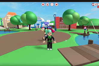 develop a complete roblox game from start to finish and full roblox game