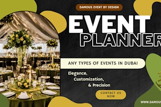 plan design and coordinate a event tailored to your style
