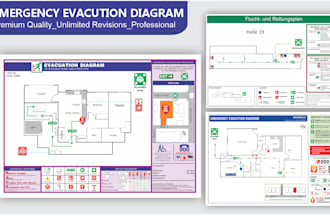 design a custom fire emergency evacuation plan
