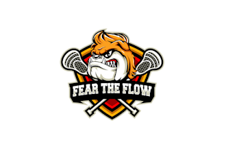 design merry mullets lacrosse club logo