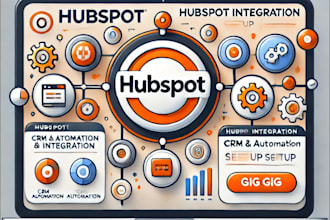 set up and integrate hubspot CRM and marketing automation