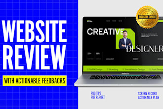 review your website with detailed report and pro tips