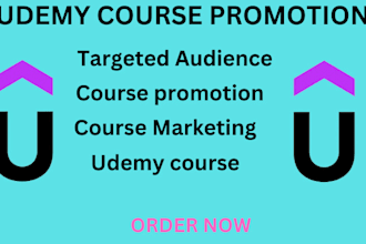 promote online course video marketing, thinkific, udemy course promotion