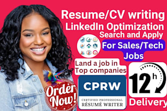 build 24hrs ats sales resume, marketing resume, tech sales resume for interview