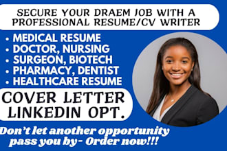 craft medical resume, doctor, nursing, healthcare, pharmacy, registered nurse CV