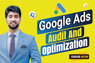 audit and optimize google ads adwords search ads PPC campaigns as SEM specialist